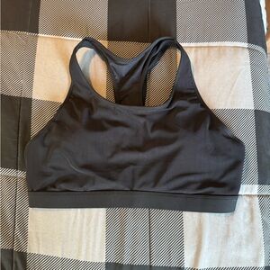 Fabletics Classic Black Sports Bra NWOT